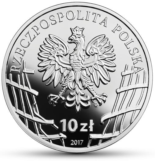 Moneta 10 zł Henryk Glapiński "Klinga" 2017 r. awers