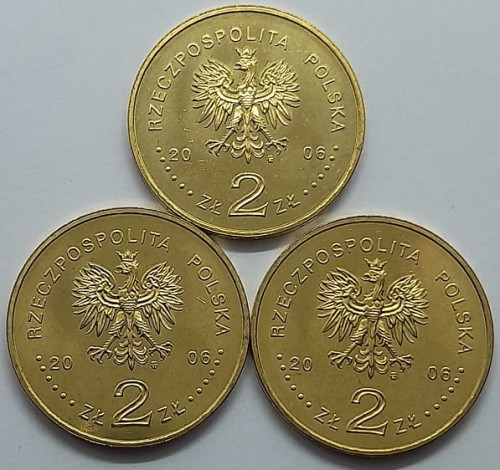 Moneta 2 zł Kościół w Haczowie 2006 awers lot