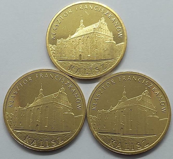 Moneta 2 zł Kalisz 2011 rewers lot