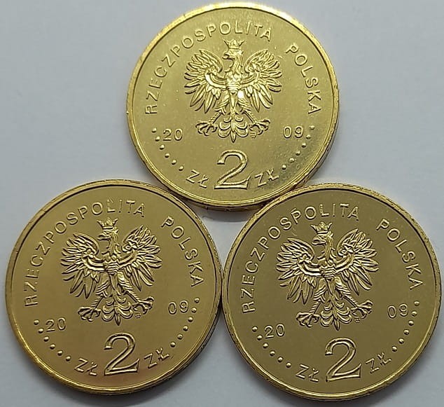 Moneta 2 zł 90 rocznica Utworzenia Najwyższej Izby Kontroli 2009 awers lot