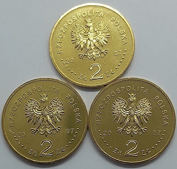 Moneta 2 zł Powstania Śląskie 2011 awers lot