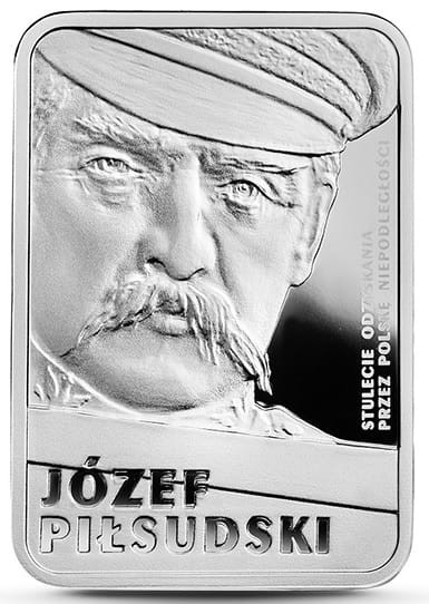 Moneta 10 zł Józef Piłsudski 2015 rewers