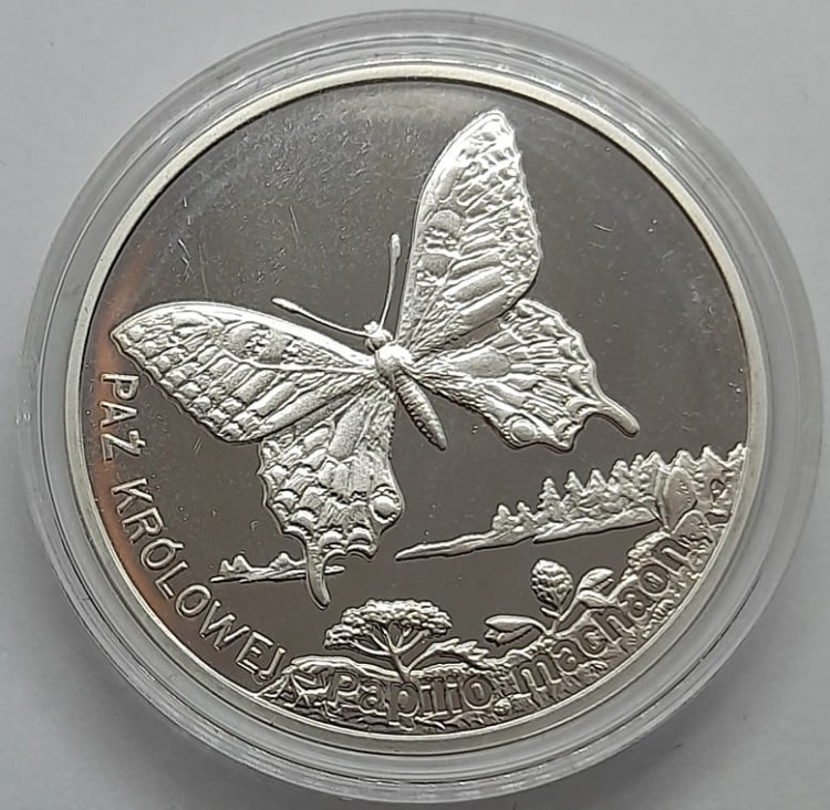 Moneta 20 zł Paź Królowej 2001 r. rewers