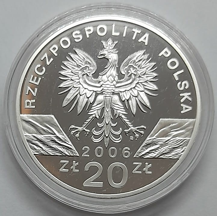 Moneta 20 zł Świstak 2006 r. awers