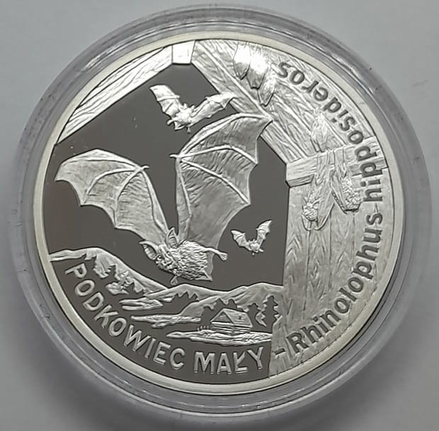 Moneta kolekcjonerska 20 zł Podkowiec mały 2010 rewers