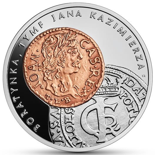 Moneta 20 zł Tymf Jana Kazimierza 2018 r. rewers