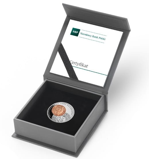 Moneta 20 zł Tymf Jana Kazimierza 2018 r. box