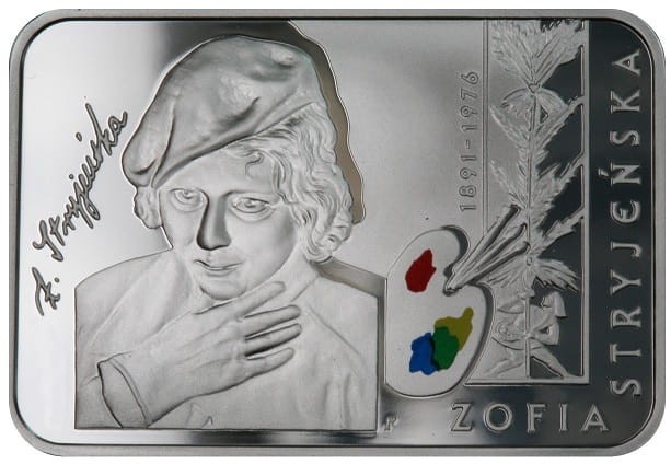 Moneta 20 zł Zofia Stryjeńska 2011 rewers