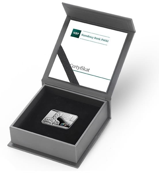 Moneta 20 zł Alfred Wierusz-Kowalski 2015 r. box