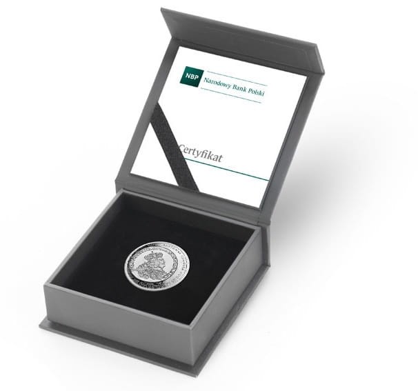 Moneta 20 zł Złotówka Gdańska Augusta III 2020 r. box