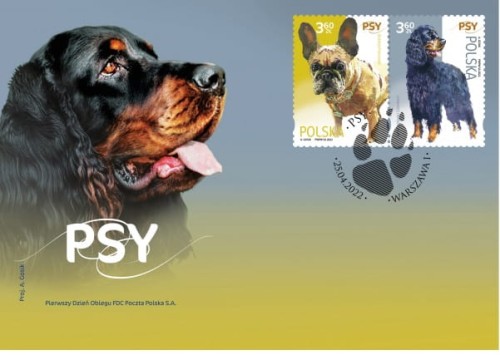 Psy Seter Koperta FDC 2022 r.
