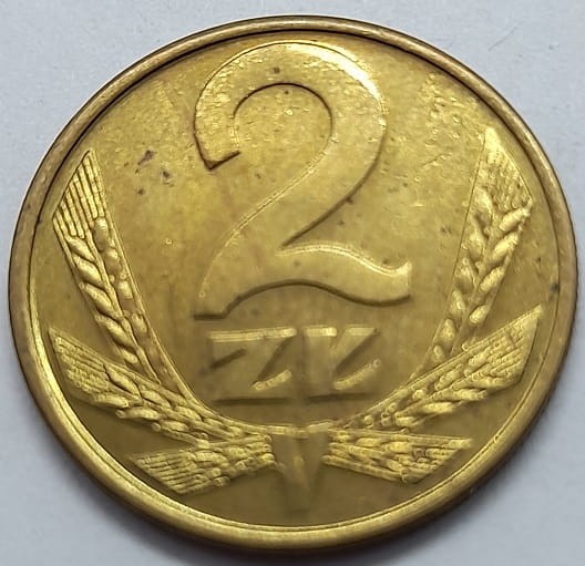 Moneta 2 złote 1988 rewers