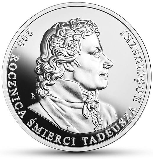 Moneta 10 zł 200. rocz. Śmierci Tadeusza Kościuszki rewers