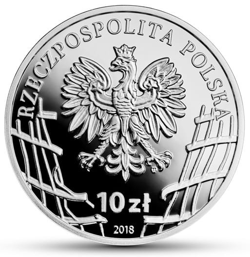 Moneta 10 zł August Emil Fieldorf Nil 2018 r. awers