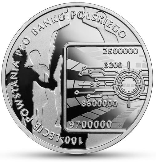 Moneta 100-lecie Powstania PKO Banku Polskiego 2019 r. rewers
