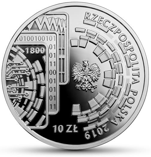 Moneta 100-lecie Powstania PKO Banku Polskiego 2019 r. awers