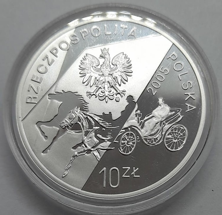 Moneta 10 zł Konstanty Ildefons Gałczyński 2005 r.  awers