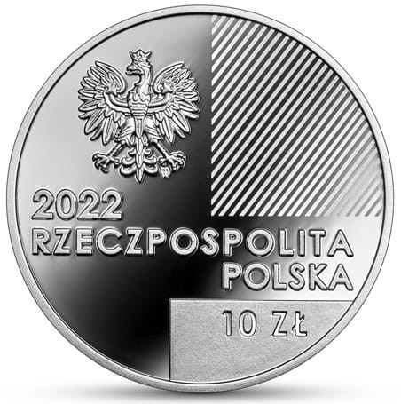 Moneta 10 zł Leon Biegeleisen 2022 r. awers