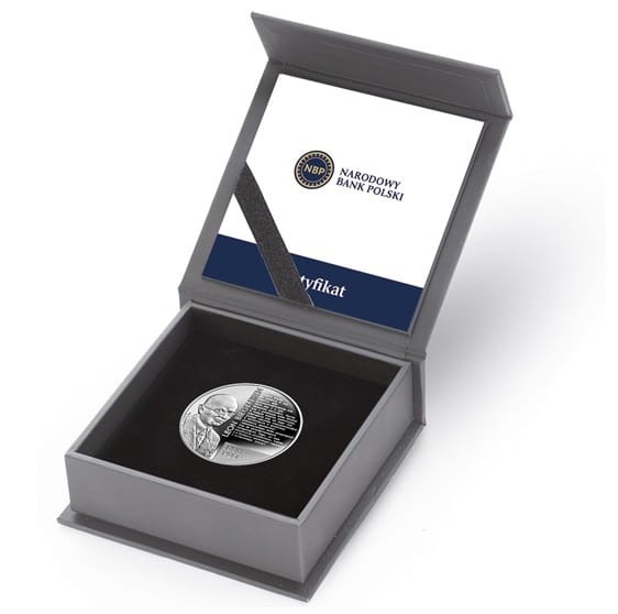 Moneta 10 zł Leon Biegeleisen 2022 r. box