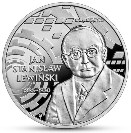 Moneta 10 zł Stanisław Lewiński 2022 r. rewers