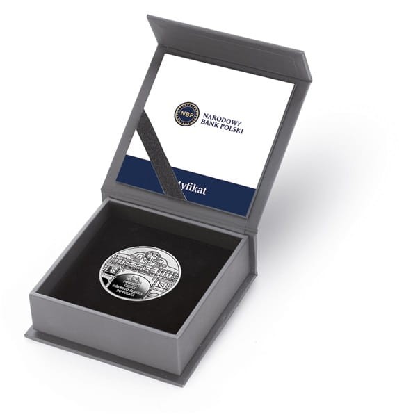 Moneta 10 zł 100 rocz. Powrotu Górnego Śląska do Polski 2022 r. box