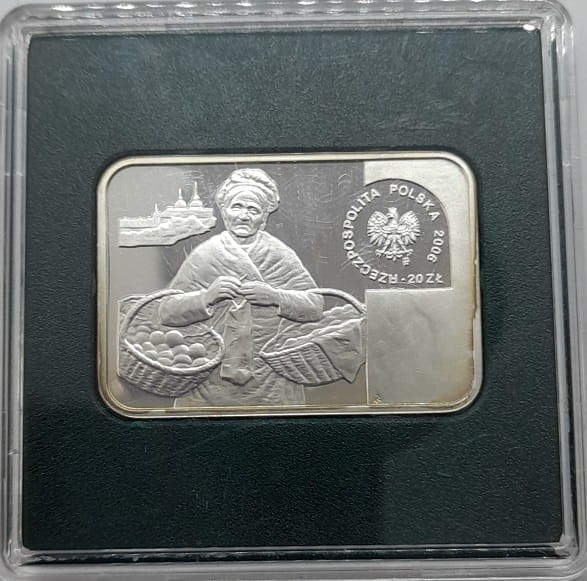 Moneta 20 zł Aleksander Gierymski 2006 r. awers