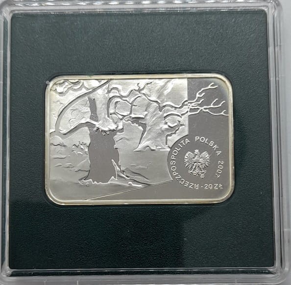 Moneta 20 zł Leon Wyczółkowski 2007 r awers