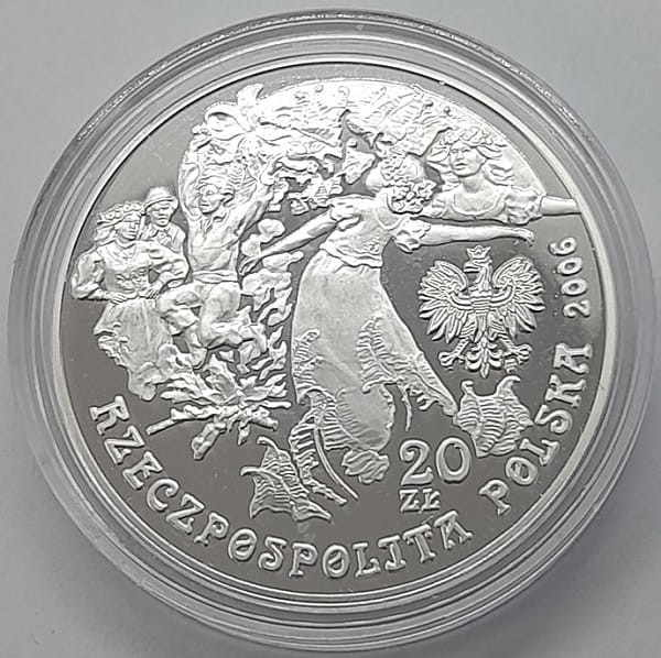 Moneta 20 zł Noc Świętojańska 2006 r. awers