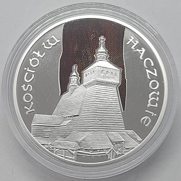 Moneta 20 zł Kościół w Haczowie 2006 rewers