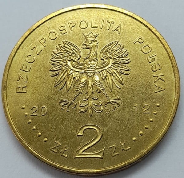 Moneta 2 zł 150-lecie Bankowości Spółdzielczej w Polsce 2012 r. rewers