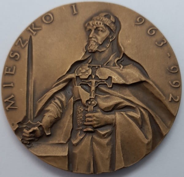 Medal Mieszko I półpostać PTAiN 1