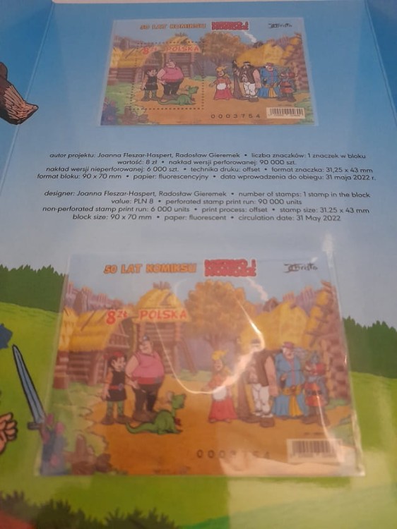 Folder Kajko i Kokosz blok 2022 r środek