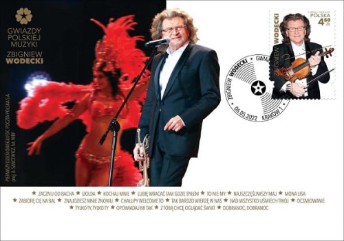 Koperta FDC Zbigniew Wodecki 2022