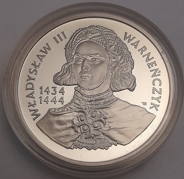 Moneta 200 000 zł Władysław Warneńczyk 1992 rewers