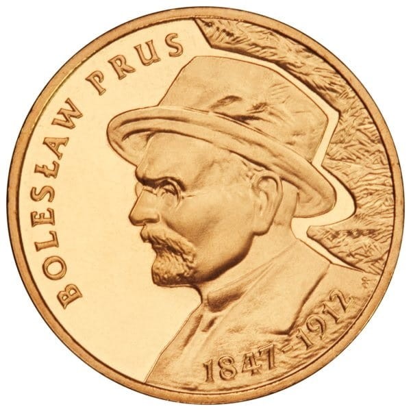Moneta 2 zł Bolesław Prus 2012 rewers