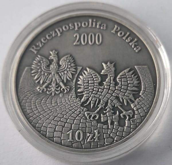 Moneta 10 zł 30 rocznica Grudnia 70 2000 awers