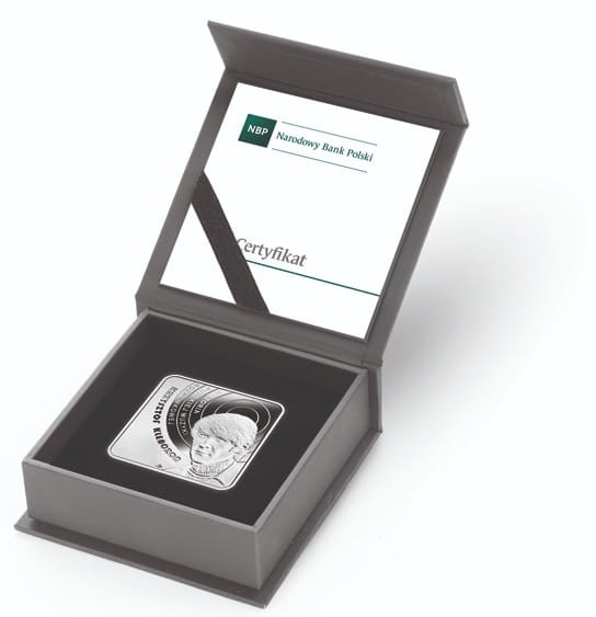 Moneta 10 zł Krzysztof Klenczon kwadrat 2020 r. box