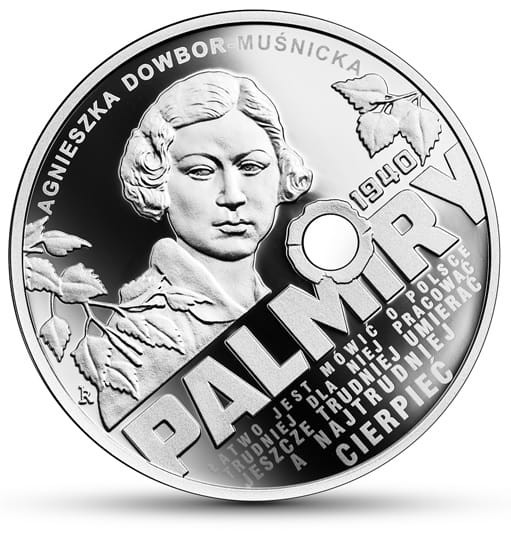 Moneta 10 zł Katyń - Palmiry 2020 r. rewers