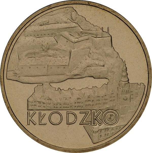 Moneta 2 zł Kłodzko 2007 rewers