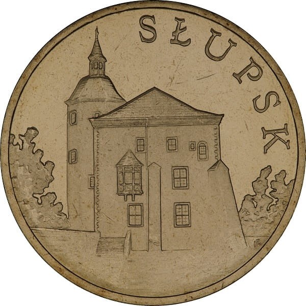 Moneta 2 zł Słupsk 2007 rewers