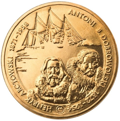 Moneta 2 zł Arctowski Dobrowolski 2007 rewers