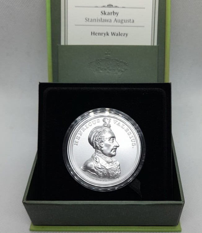 Moneta 50 zł Henryk Walezy 2018 r. real