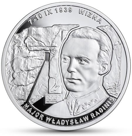 Moneta 20 zł Wizna Polskie Termopile 2017 r. rewers