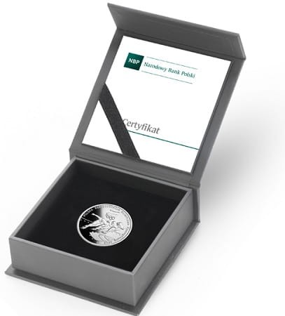 Moneta 10 zł Igrzyska Olimpijskie PyeongChang 2018 r. box