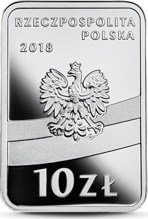 Moneta 10 zł Ignacy Jan Paderewski 2018 awers
