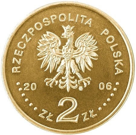 Moneta 2 zł 30 rocznica Czerwca 76 2006 awers