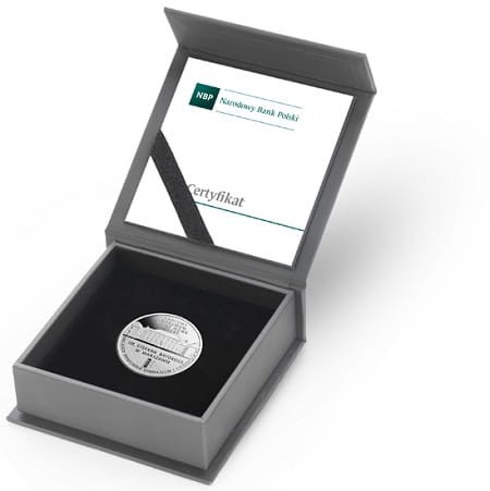 Moneta 10 zł 100-lecie Liceum im. Stefana Batorego 2018 r. box