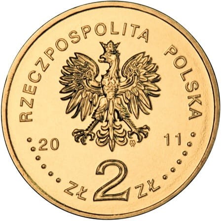 Moneta 2 zł Gdynia 2011 awers