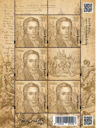 Znaczki Józef Wybicki Hymn Polski 2022 r.