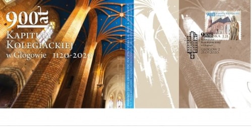 Koperta FDC 900 lat Kapituły Kolegiackiej w Głogowie 2022 r.